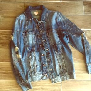 Denim ripped vintage G by Guess  jacket